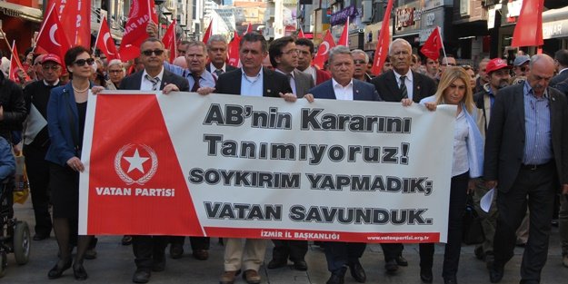 AP KARARINA İZMİR'den 'VATAN'SEVER PROTESTO!