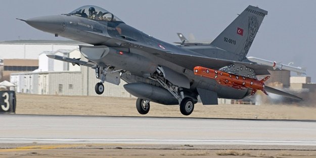 F-16'LARDAN PKK'YA BOMBA YAĞMURU